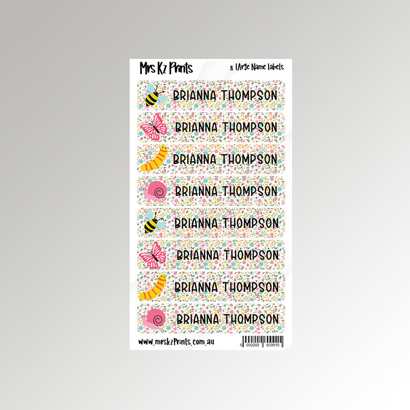 Large Name Labels - Personalised